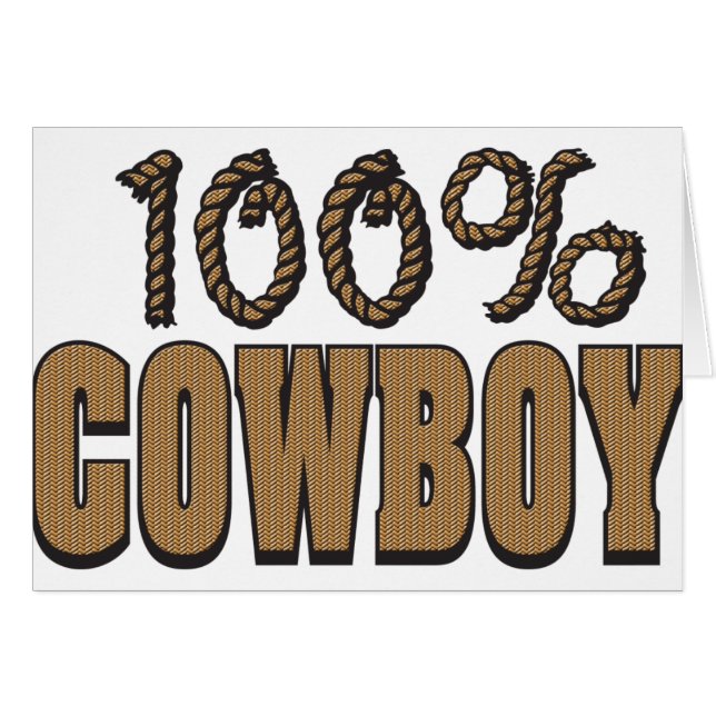 100 Percent Cowboy (Front Horizontal)