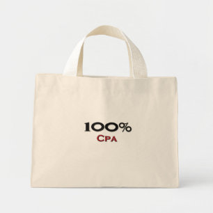 100 Percent Cpa Mini Tote Bag