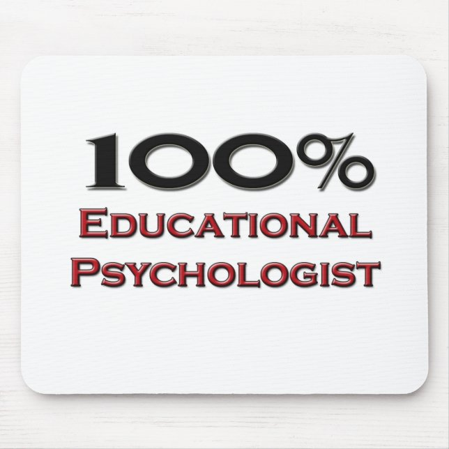100 Percent Educational Psychologist Mouse Pad (Front)