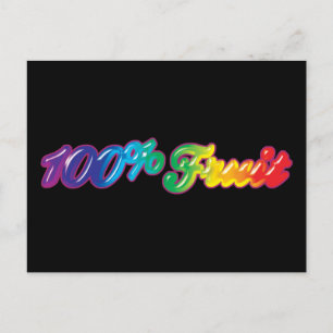 100 Percent Fruit Postcard
