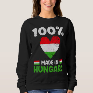 100 Percent Made In Hungary Hungarian Boys Girls K Sweatshirt