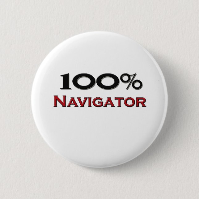 100 Percent Navigator 2 Inch Round Button (Front)