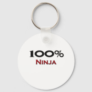 100 Percent Ninja Keychain