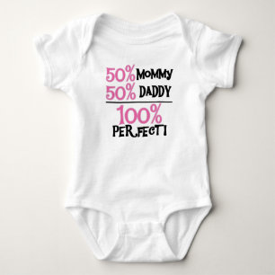 100 Percent Perfect Pink Baby Bodysuit