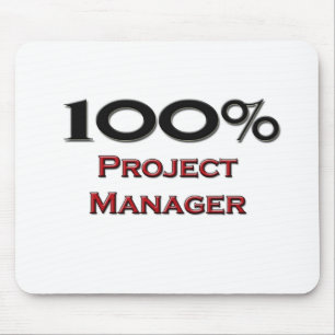 100 Percent Project Manager Mouse Pad