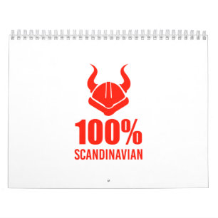 100 percent Scandinavian Viking Helmet Gift Idea Calendar