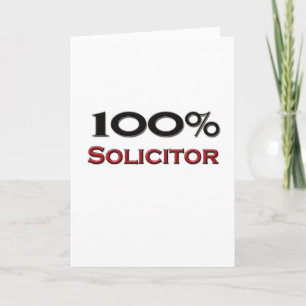 100 Percent Solicitor Card