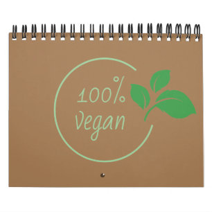 100 percent vegan  One percent vegan Calendar