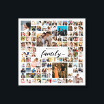 100 Photo Collage Custom Family Pictures Canvas Print<br><div class="desc">Turn your favorite photos into a stunning piece of wall art. This custom photo collage poster is the perfect way to tell your story, capturing a lifetime of memories in one beautiful display. With 100% personalization, you can easily upload your own photos and customize the text, fonts, and colors to...</div>