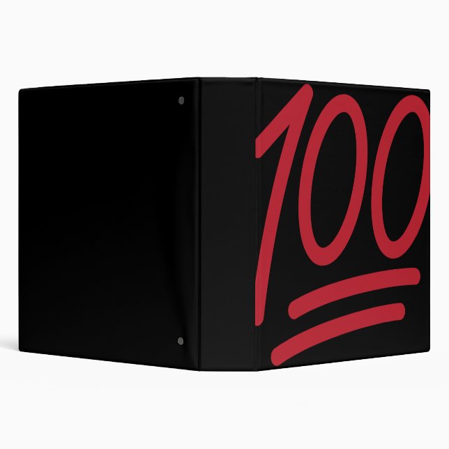 100 Points Emoji 3 Classeur (Arrière-plan)