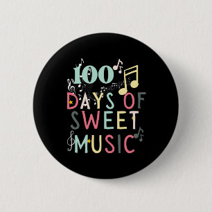 100 Poppin Days Of School  2 Inch Round Button
