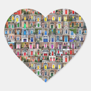 100 Portes Arc-en-Ciel des Stickers Dublin