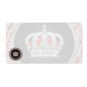 [100] Prince-Princesse King-Queen Crown [Argent]