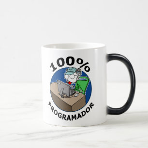 100% Programador Magic Mug
