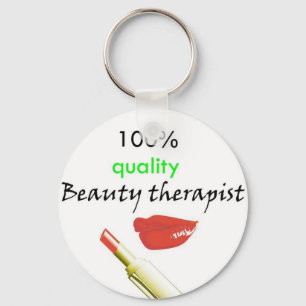 100% quality beauty therapist keychain