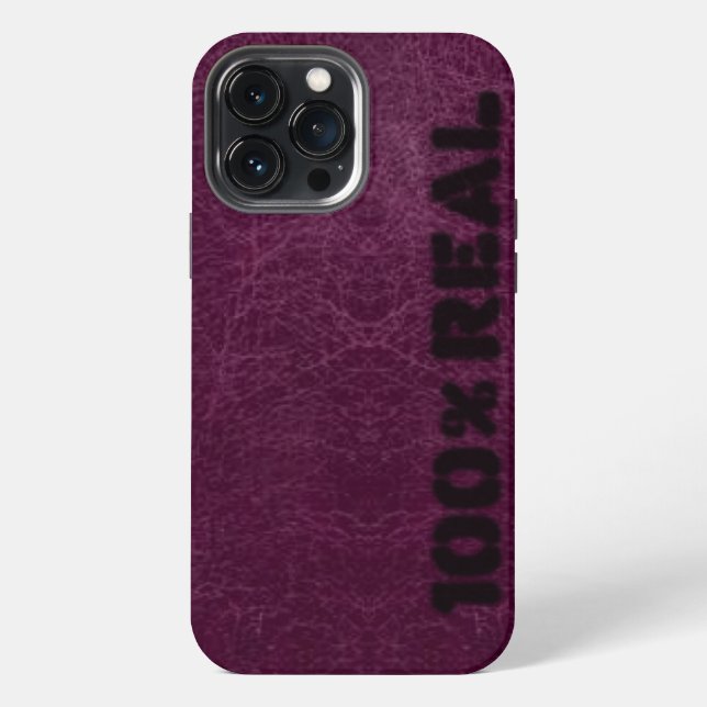 100% Real iPhone Case (Back)