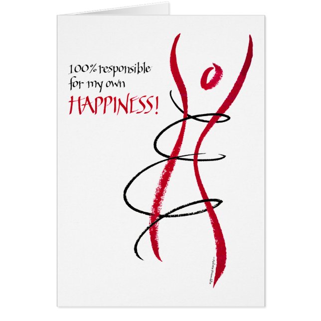 100%Responsible - card (Front)