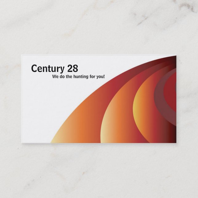 100 Rust Rings Mortgage Broker Business Card (Front)