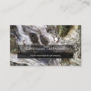 100% rustic knotty branch natural wooden rectangle business card