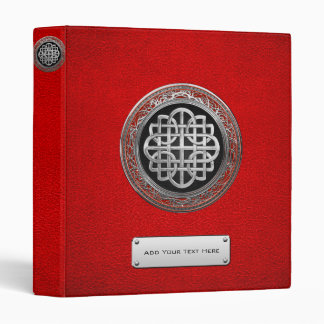 [100] Sacred Celtic Silver Knot Cross Binder