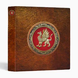 [100] Sacred Gold Griffin Binder
