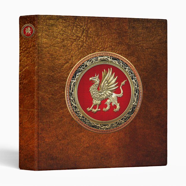 [100] Sacred Gold Griffin Binder (Front/Spine)