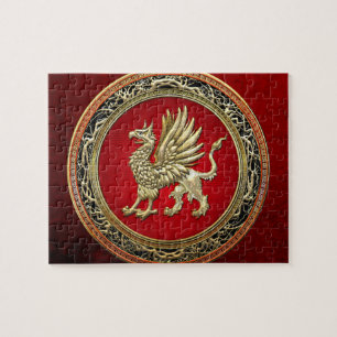 [100] Sacred Gold Griffin Jigsaw Puzzle