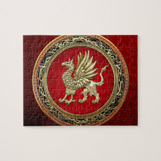 [100] Sacred Gold Griffin Jigsaw Puzzle