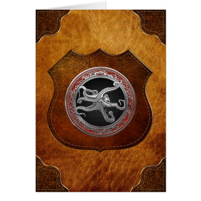 [100] Sacred Silver Octopus in Defensive Posture (Front)