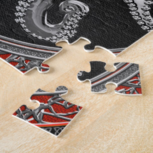 [100] Sacred Silver Octopus in Defensive Posture Jigsaw Puzzle