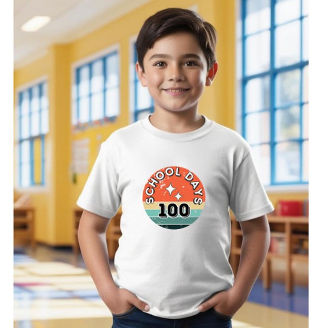 100 School Days T-Shirt, Kid's School T-Shirts (Creator Uploaded)