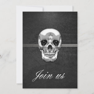 [100] Silver Human Skull