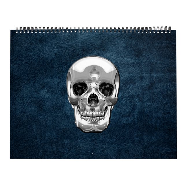 [100] Silver Human Skull Calendar (Cover)
