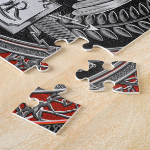 [100] Silver Roman Imperial Eagle Jigsaw Puzzle