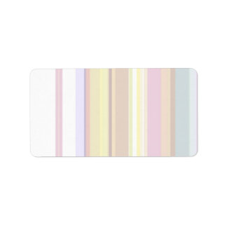 100 Slim : Artistic Soft Colours Patterns Label