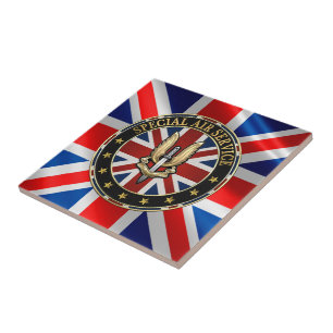 [100] Special Air Service (SAS) Badge [3D] Tile