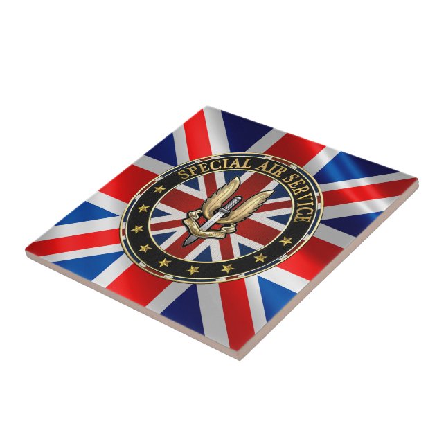 [100] Special Air Service (SAS) Badge [3D] Tile (Side)