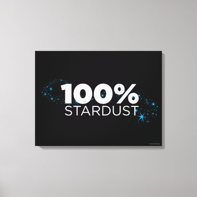 100% Stardust Canvas Print (Front)