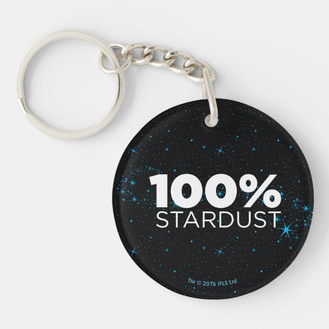 100% Stardust Keychain (Front)