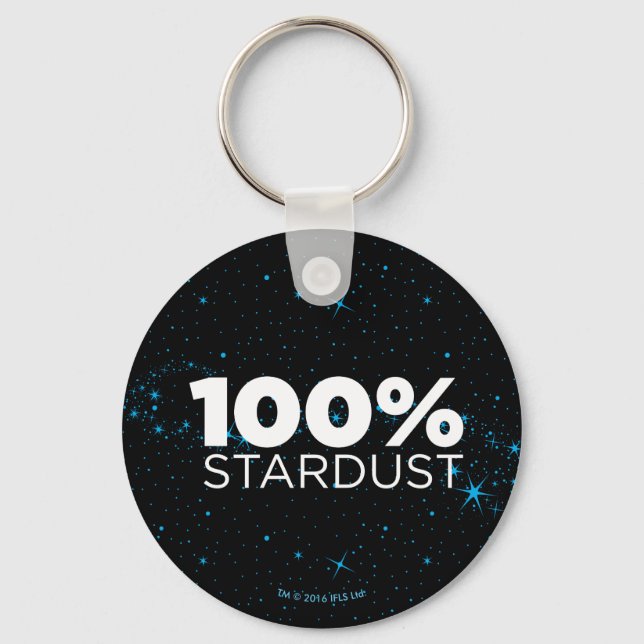 100% Stardust Keychain (Front)