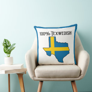 100% Texwedish Throw Pillow