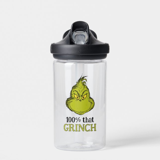 100% that Grinch Water Bottle (Front)
