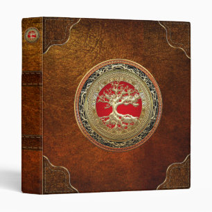 [100] Treasure Trove: Celtic Tree of Life [Gold] Binder