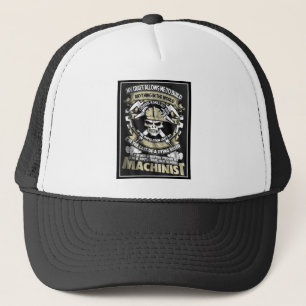 100% True Old School Machinist Patch Hat