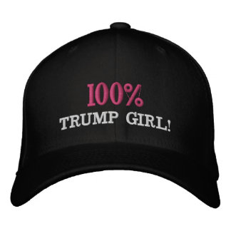 "100% TRUMP GIRL" Casquette brodé