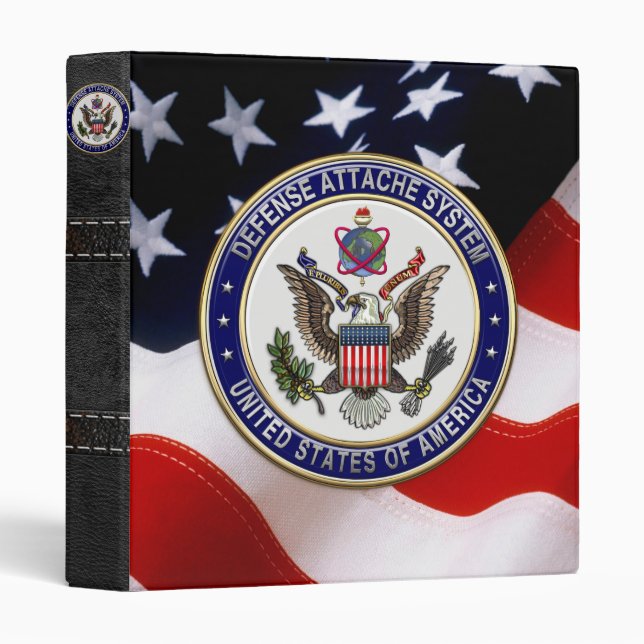 [100] U.S. Defence Attaché System (DAS) Emblem [3D Binder (Front/Spine)