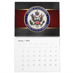 [100] U.S. Defence Attaché System (DAS) Emblem [3D Calendar