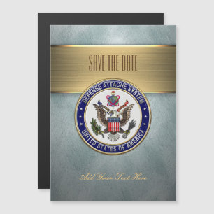 [100] U.S. Defence Attaché System (DAS) Emblem [3D Magnetic Invitation