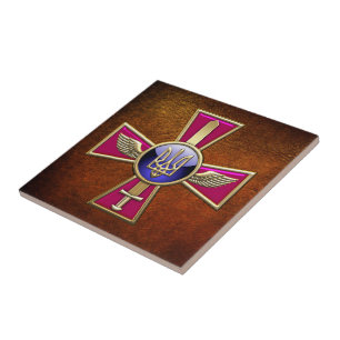 [100] Ukrainian Air Force Emblem Tile