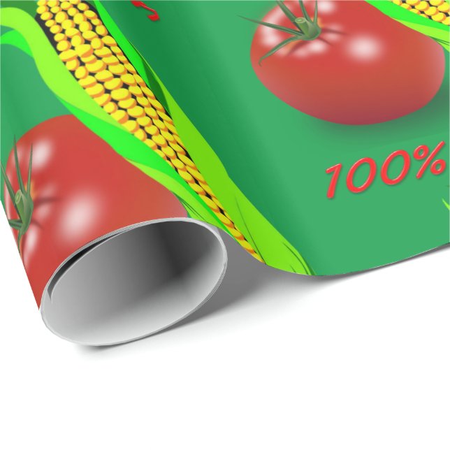 100% Vegan Wrapping Paper (Roll Corner)